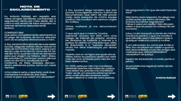 O ex-BBB negou as acusações da modelo (Foto: Reprodução/Instagram)