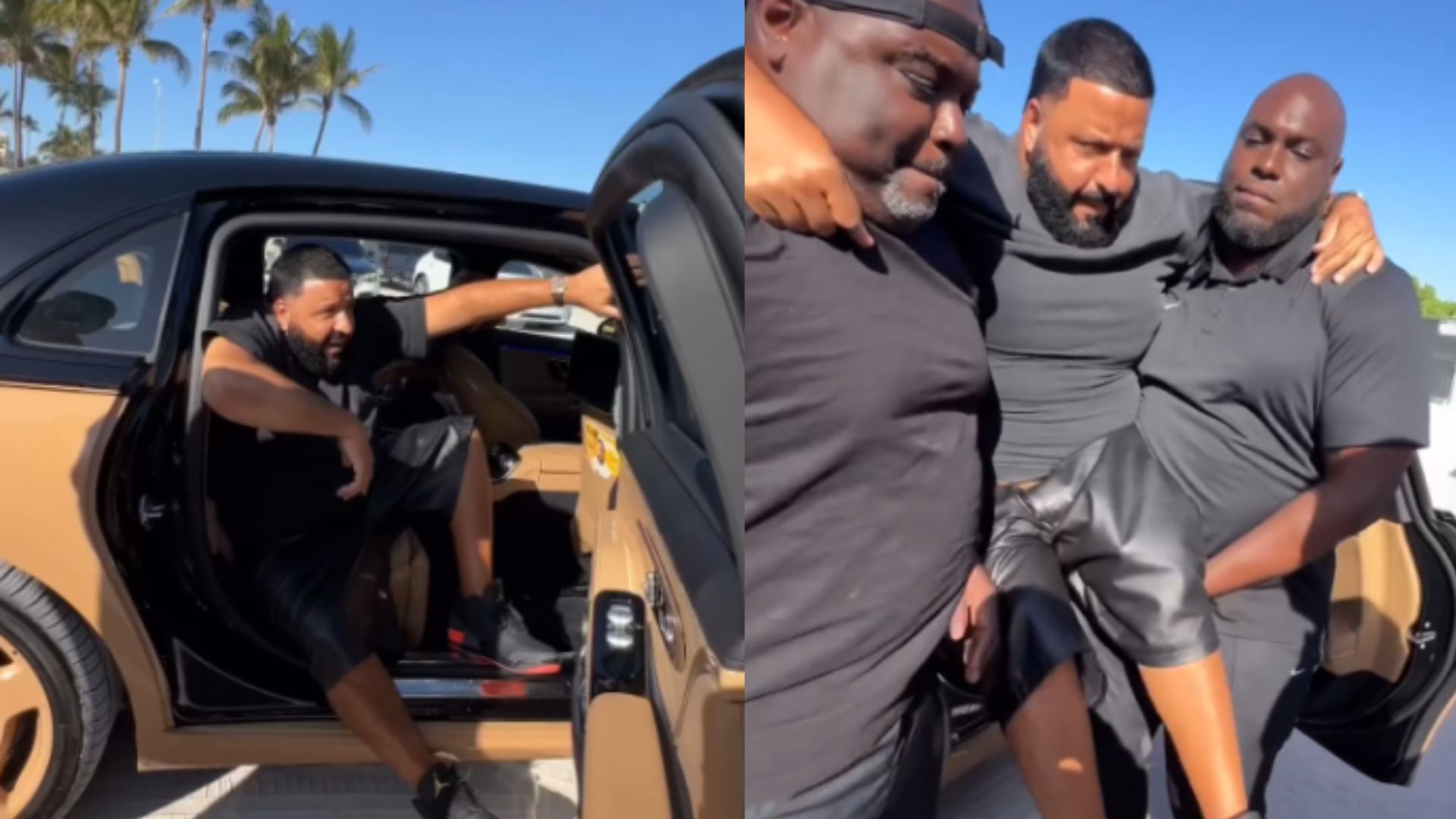 DJ Khaled causa polêmica com vídeo em que é carregado por seguranças para não sujar sapatos; assista