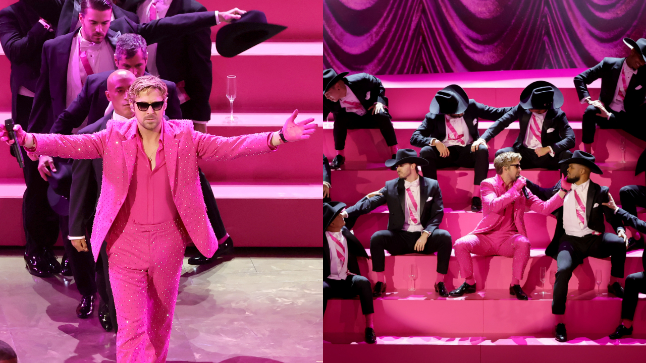 Oscar 2024: Ryan Gosling faz performance APOTEÓTICA de ‘I’m Just Ken’ com elenco de ‘Barbie’ e Slash; assista