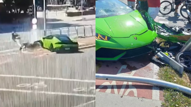 Motorista de Lamborghini tem Rolex roubado, persegue ladrão e bate contra poste em SP; polícia identifica suspeito — veja o vídeo