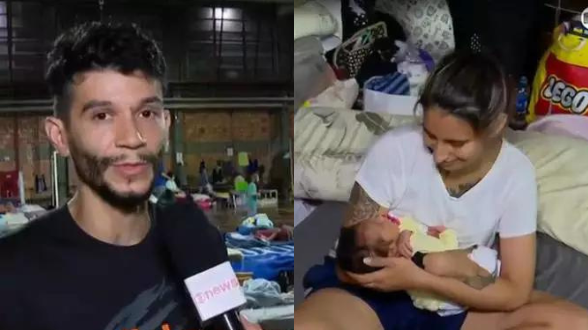 Vídeo: Pai conta a maneira surpreendente como salvou filha de apenas 8 dias das enchentes no RS