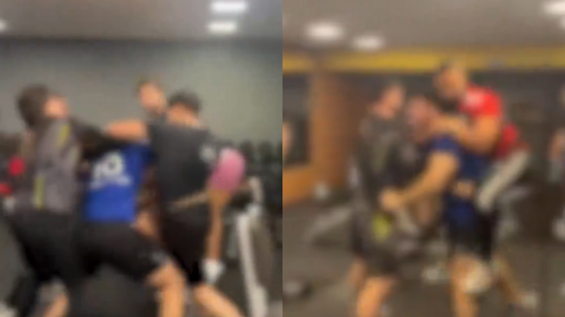 Video: Debauchery during exercise ends with a severe beating in the BH gym