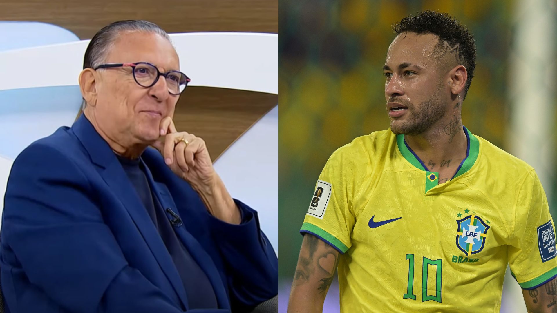 Galvão Bueno fala de relação com Neymar e revela se houve rusga: “Talvez ele não se sinta bem perto de mim”; assista