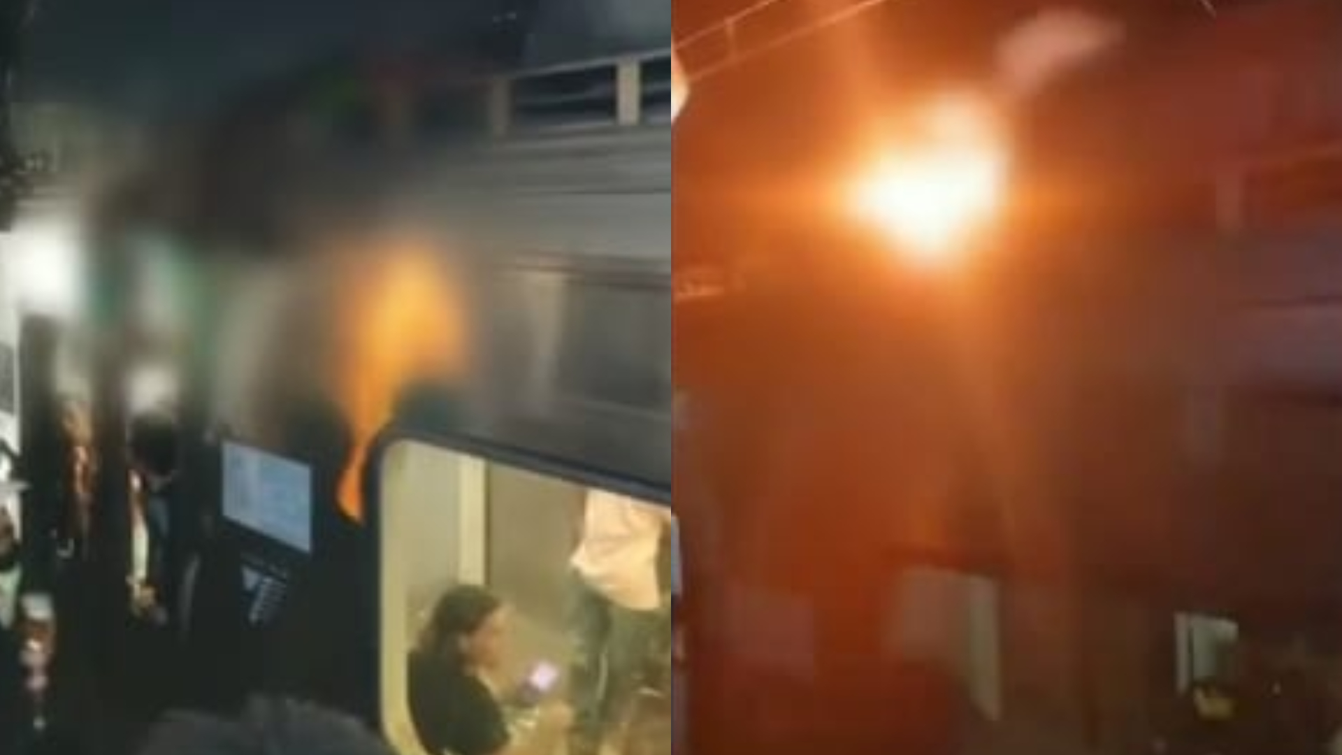 Vídeo: Adolescente é eletrocutado ao “surfar” em cima de trem, no RJ; tentativa de resgate termina em explosão