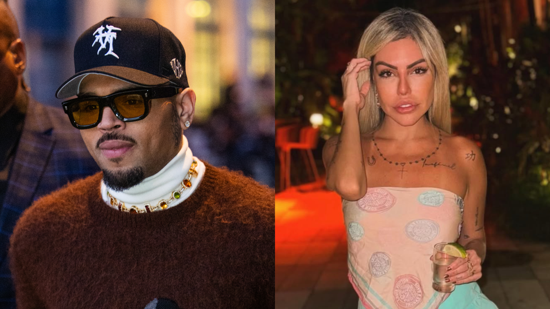 Ex-Fazenda Liziane Gutierrez dá depoimento sobre agressão de Chris Brown em novo documentário: “Me deu um soco na cara”; assista