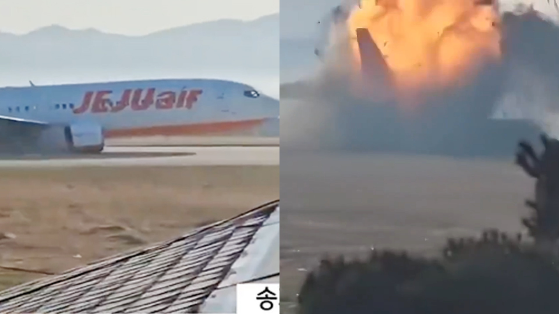 Vídeo: Avião colide com muro e explode na Coreia do Sul; 179 pessoas morreram