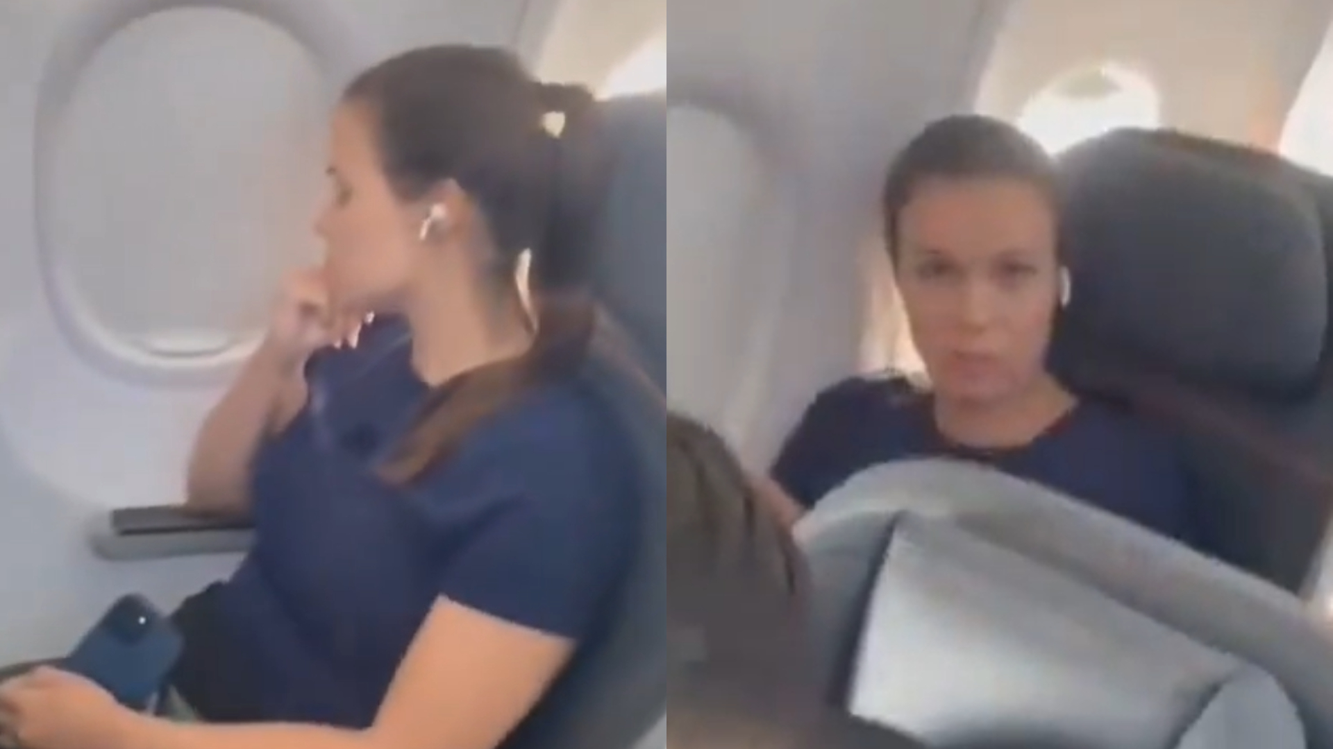 Mulher filma passageira que se recusou a ceder janela de avião para criança, e vídeo viraliza; assista