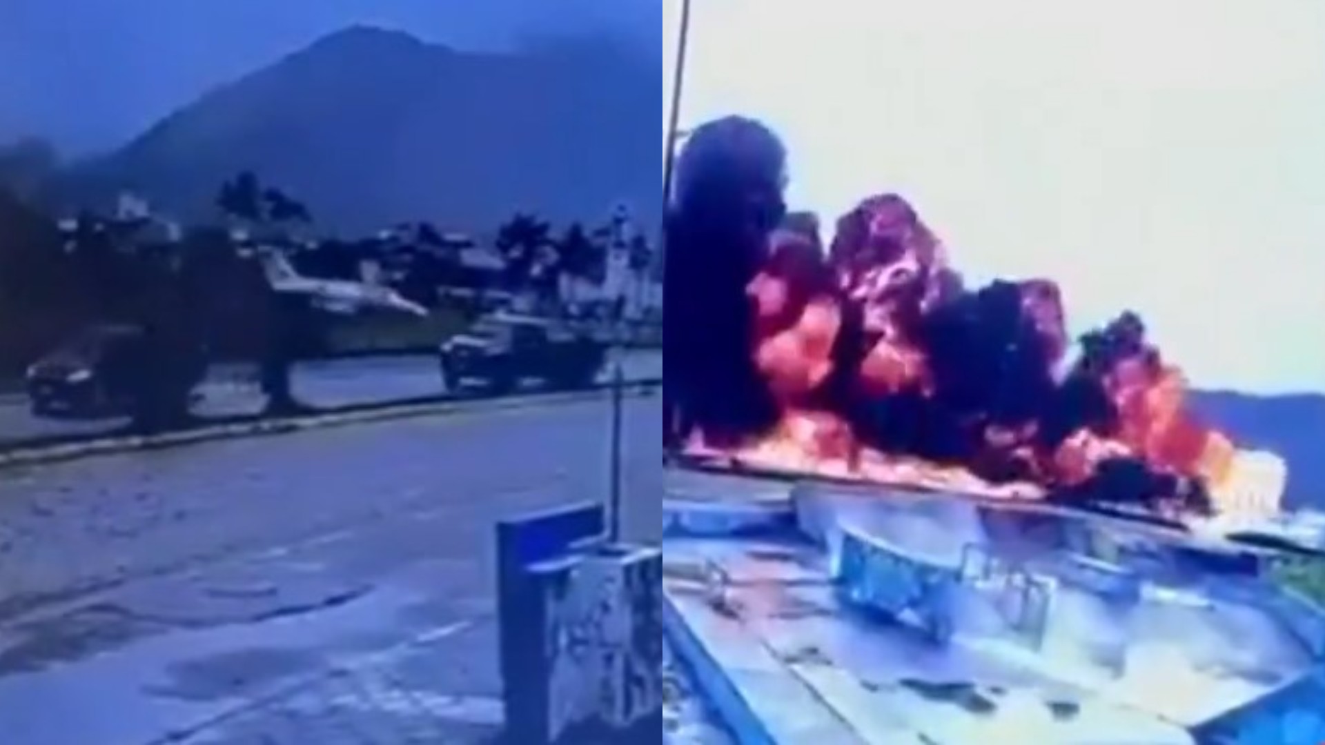 Vídeo: Avião ultrapassa pista e explode em praia de Ubatuba; prefeitura divulga mortos e feridos