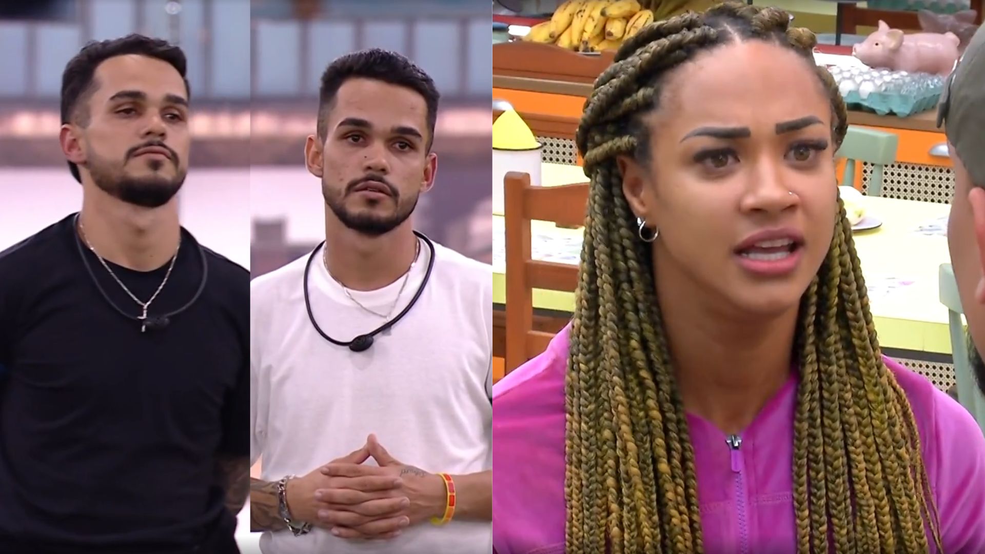 BBB 25: Gêmeos João Gabriel e João Pedro fazem “imitação” de Aline e desaprovam comportamento de sister; assista