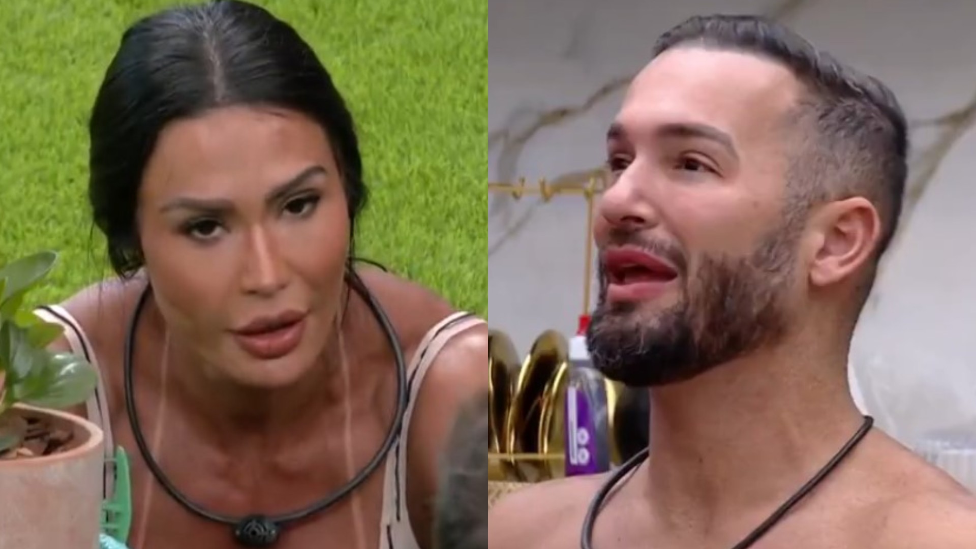 BBB25: Diego Hypólito fala sobre Belo para Gracyanne Barbosa, que dá melhor resposta; assista