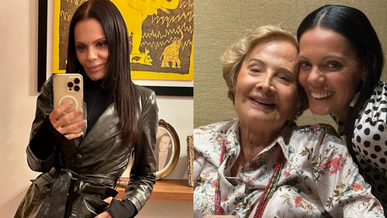 Nora de Glória Menezes revela reação da atriz após descobrir que neto é trans. (Fotos: Reprodução / Instagram)