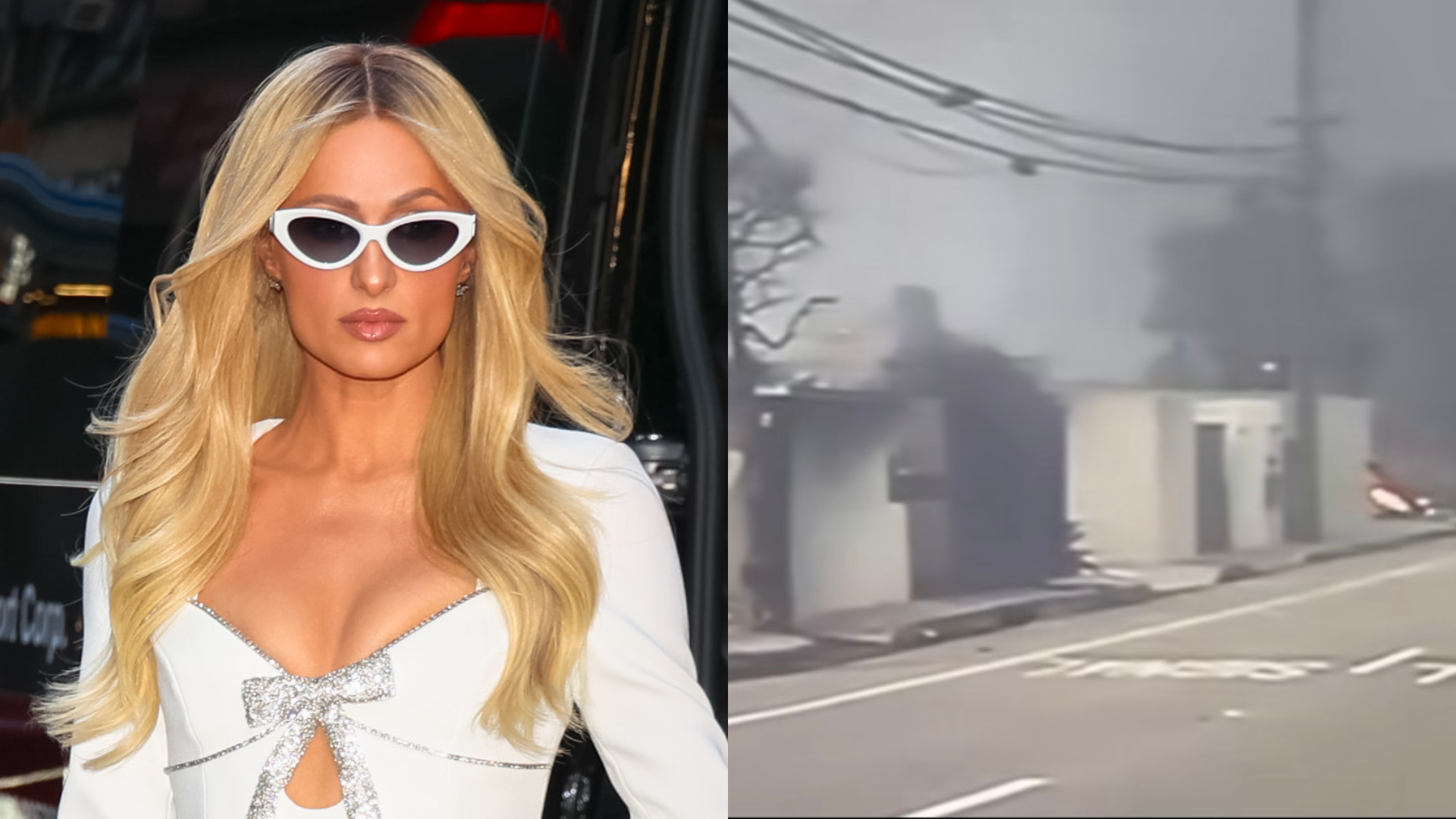 Paris Hilton descobre que sua mansão foi destruída por incêndios em LA ao vivo na TV; assista