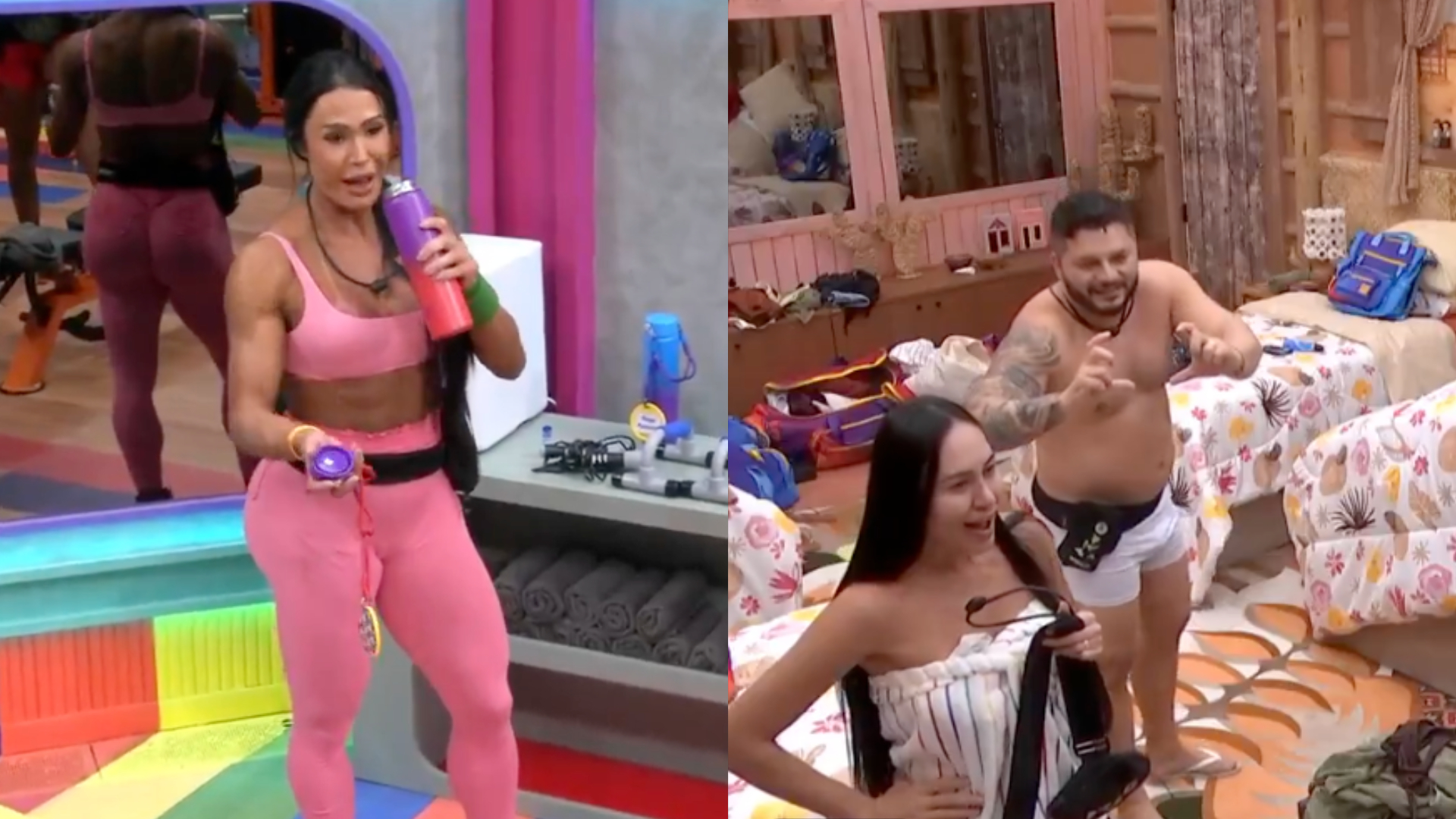 BBB 25: Gracyanne desabafa sobre atitude de Marcelo de tentar apertar bumbum: “Achei invasivo”; assista