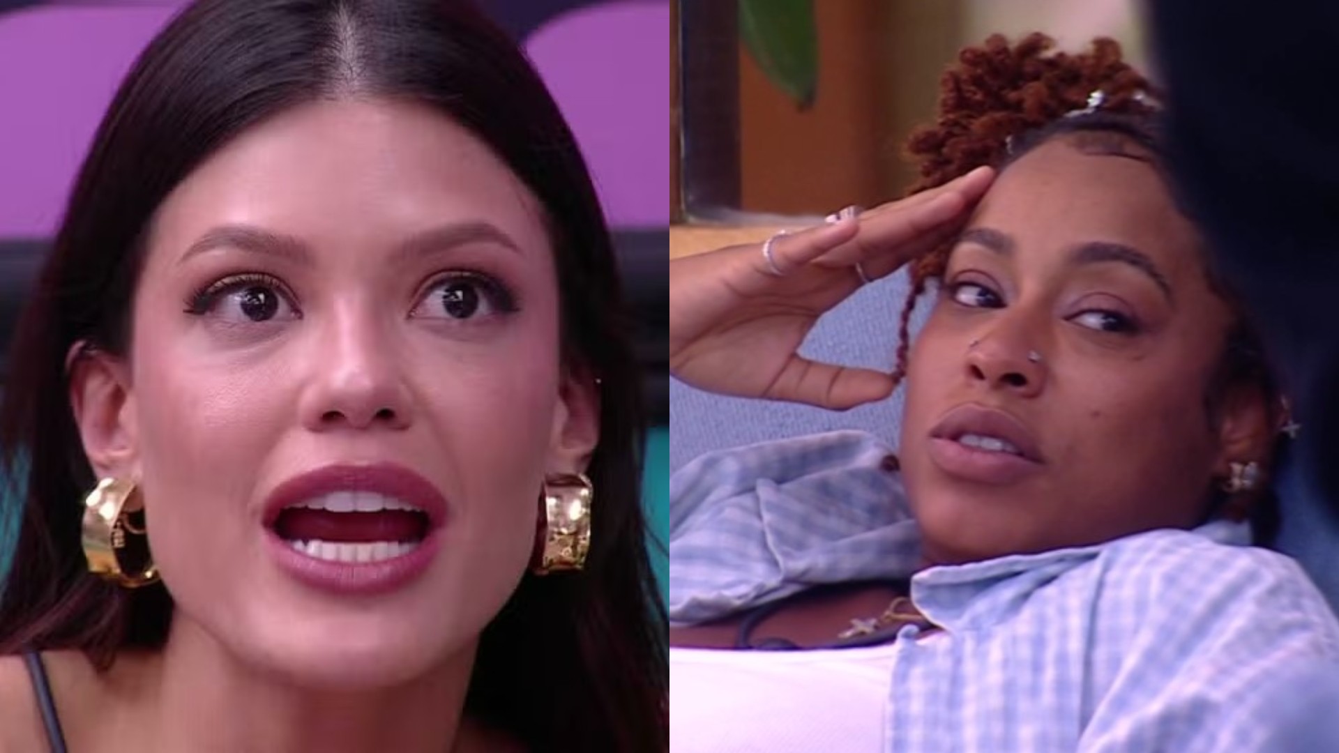 BBB25: Vitória Strada toma decisão sobre Camilla e Thamyris, que surpreendem com análise da treta; assista