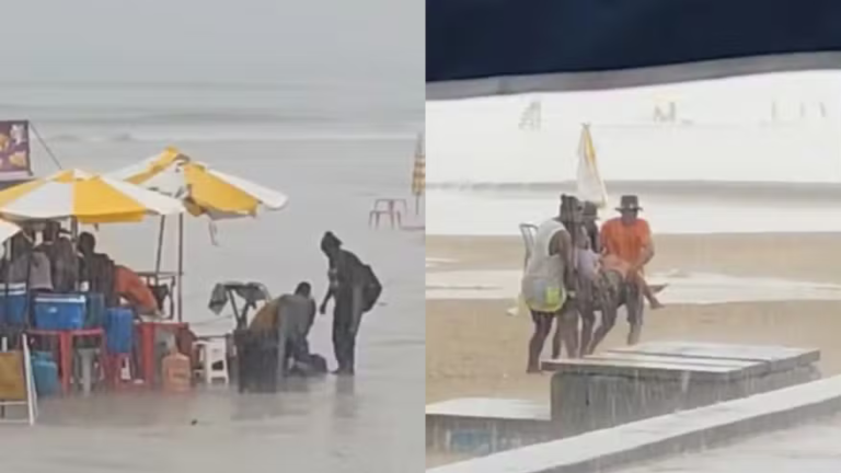 Os feridos receberam atendimento médico e passam bem. (Fotos: Reprodução / Redes Sociais)