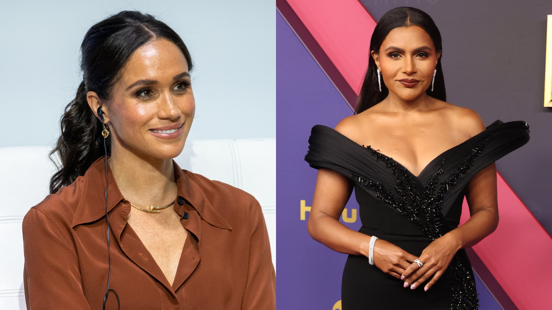 Mindy Kaling reage após ter sido corrigida por Meghan Markle em programa de TV; assista