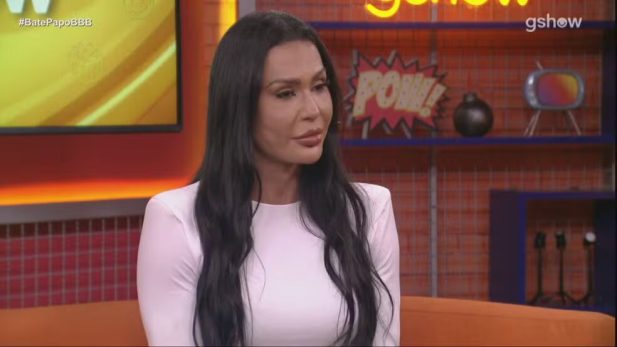 A musa fitness deixou a casa nesta terça-feira (18). (Foto: Reprodução / TV Globo)