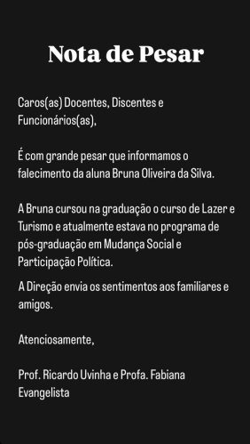 A USP se pronunciou sobre o ocorrido. (Foto: Reprodução/Instagram)