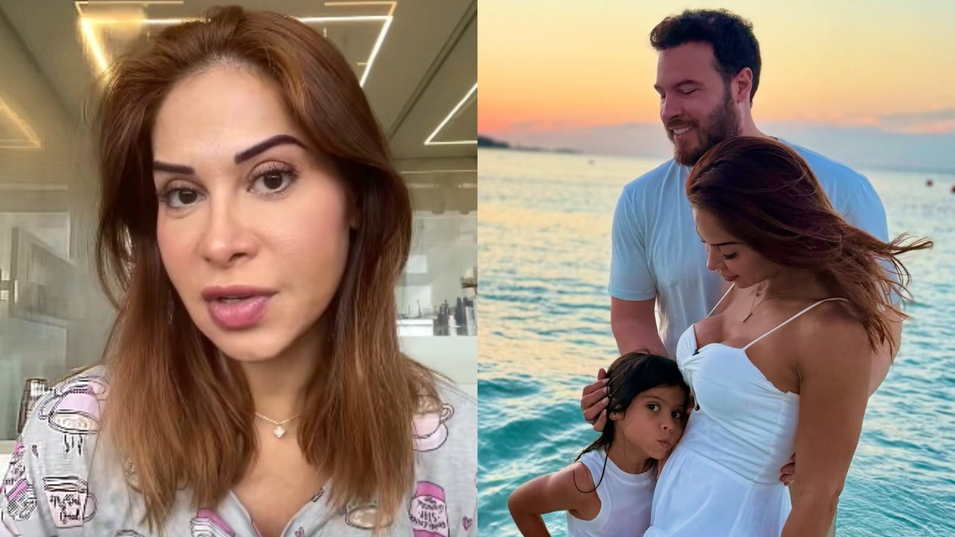 Um dia após anunciar gravidez, Maíra Cardi revela diagnóstico delicado: ‘A nossa babá morreu disso’; assista