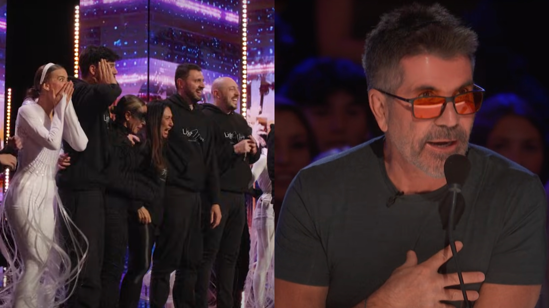 Grupo brasileiro faz performance ESPETACULAR no “America’s Got Talent” e emociona Simon Cowell, que surpreende com decisão; assista