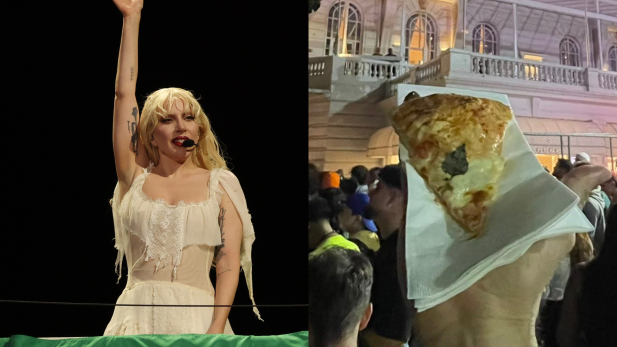 Lady Gaga ou Diogo Defante? Após confusão, jornal revela quem mandou as pizzas para os fãs