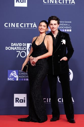 O casal marcou presença no prêmio David di Donatello, em Roma. (Foto: Getty)