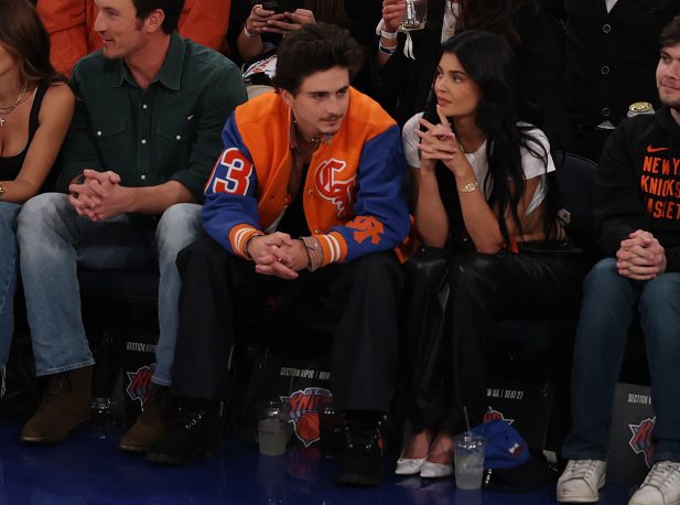 O casal no Madison Square Garden, nesta quinta (29). (Foto: Getty)