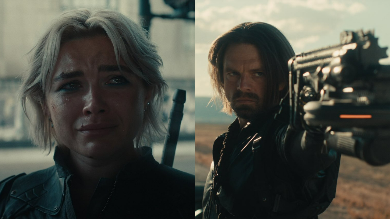 Exclusivo! Florence Pugh revela por que escolheu pular de 2º prédio mais alto do mundo para ?Thunderbolts*?, e Sebastian Stan e Wyatt Russell entregam acidente nos bastidores; assista!