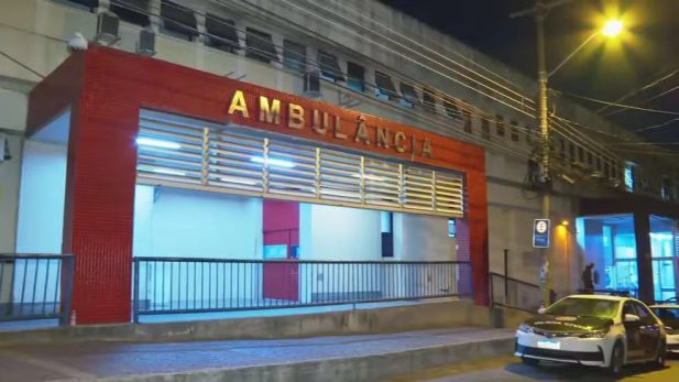 Hospital Estadual Getúlio Vargas, onde a paciente denunciou o caso. (Foto: Reprodução/TV Globo)