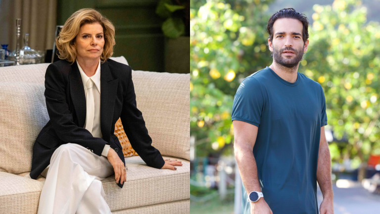 Odete Roitman (Debora Bloch) e Afonso (Humberto Carrão)