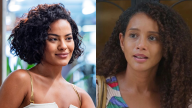 Maria de Fátima (Bella Campos) e Raquel (Taís Araújo)