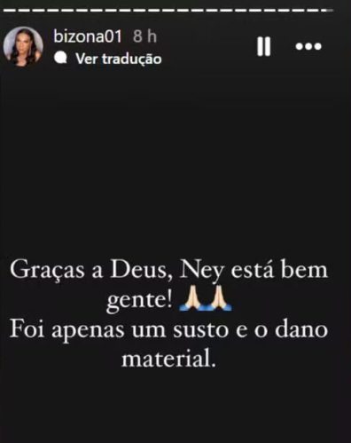 Amigos de Ney confirmaram que ele está bem. (Foto: Reprodução/Instagram)