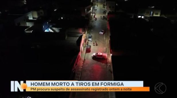 Jhonathan foi morto em frente à própria casa, em MG. (Foto: Reprodução/TV Integração)