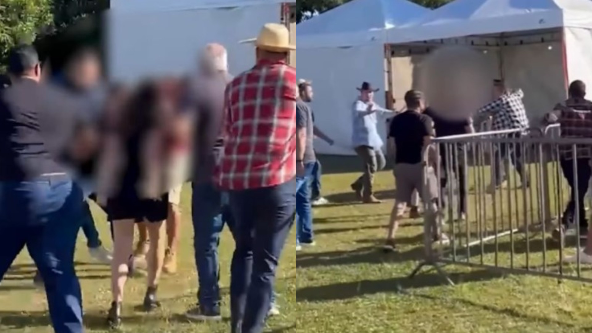 Novo vídeo mostra pai sendo agredido após atacar criança em festa junina no DF