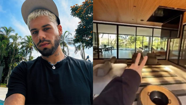 Zé Felipe mostra os detalhes de sua nova e luxuosa mansão após se separar de Virginia Fonseca; assista Zé Felipe mostra os detalhes de sua nova e luxuosa mansão após se separar de Virginia Fonseca; assista