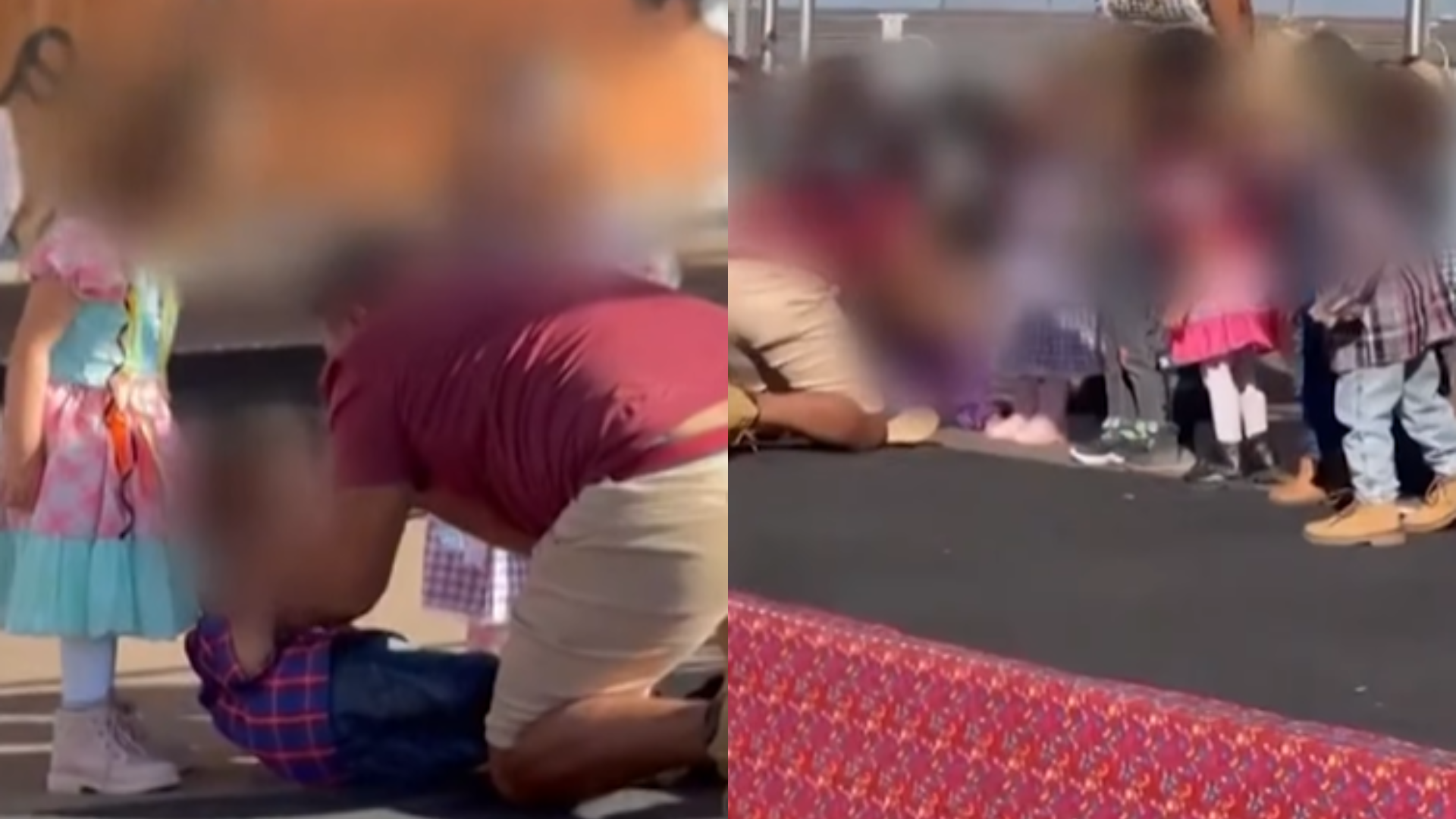 Vídeo: Homem agride criança de 4 anos durante festa junina de escola no DF