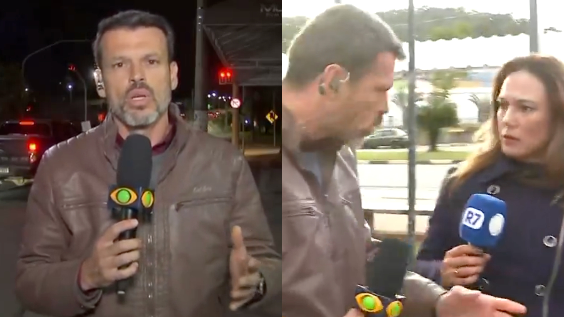 Band toma decisão em caso de jornalista que empurrou repórter ao vivo, diz jornal