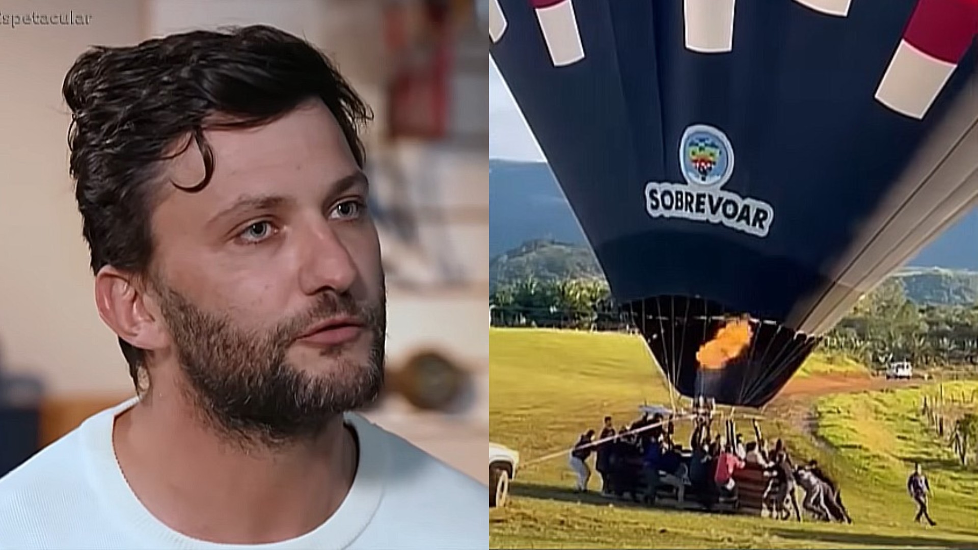 Em 1ª entrevista, piloto revela o que aconteceu em acidente de balão em SC: ‘Não saltei, fui ejetado’; sobreviventes dizem o que ouviram Em 1ª entrevista, piloto revela o que aconteceu em acidente de balão em SC: ‘Não saltei, fui ejetado’; sobreviventes dizem o que ouviram
