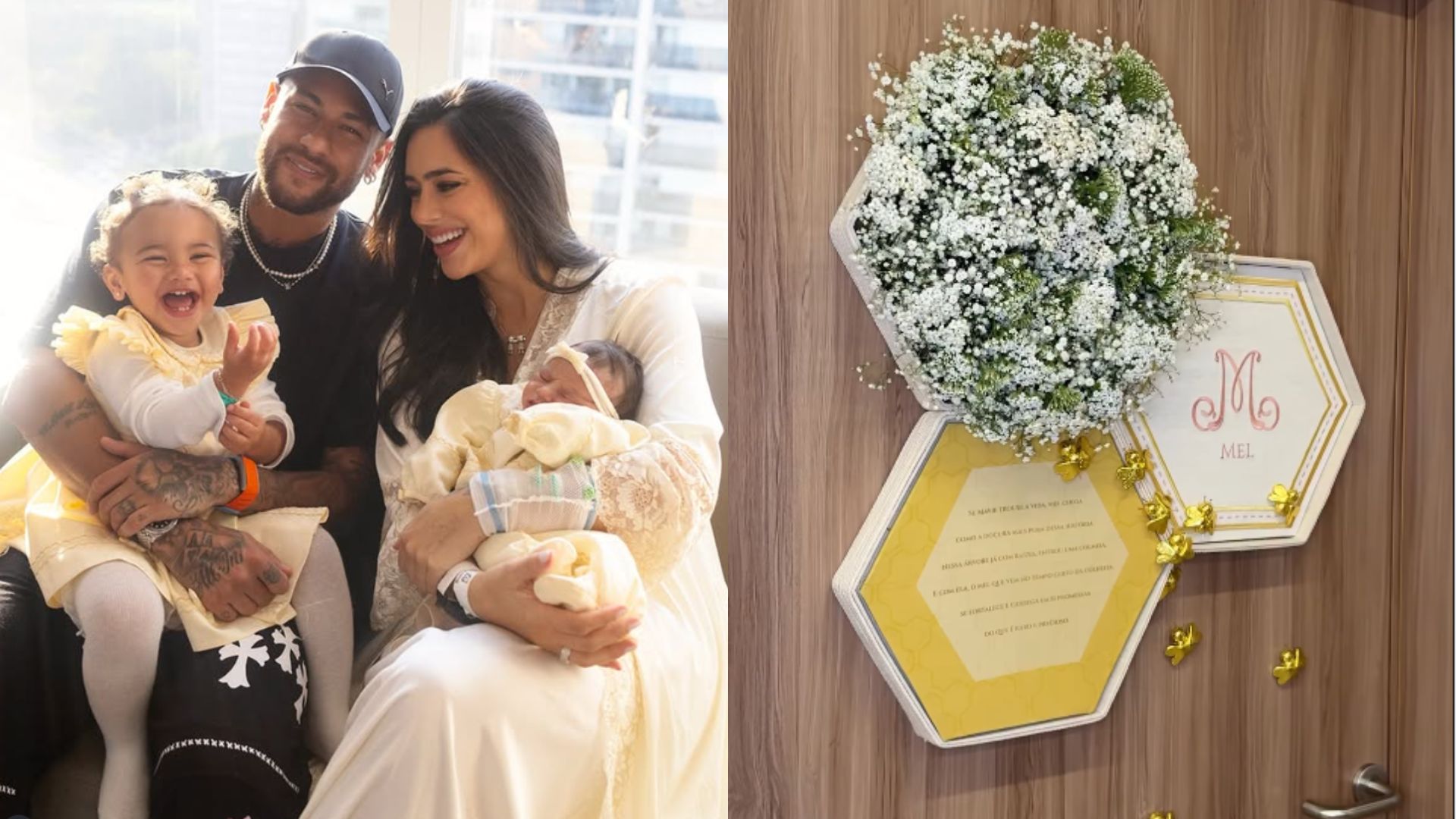 Bruna Biancardi mostra decoração luxuosa da maternidade onde deu à luz Mel, sua segunda filha com Neymar; assista