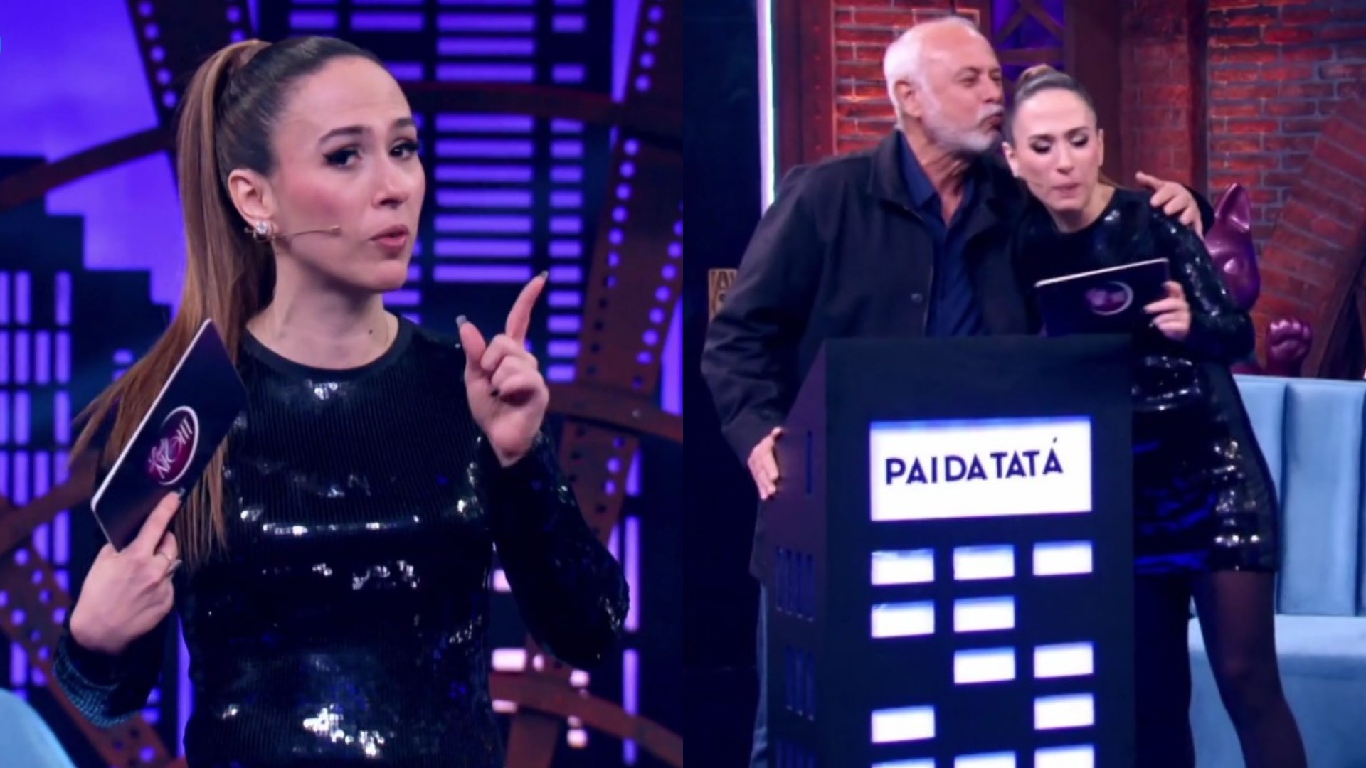 Tatá Werneck se emociona ao revelar atitude tomada pelo pai em relacionamento abusivo dela; assista