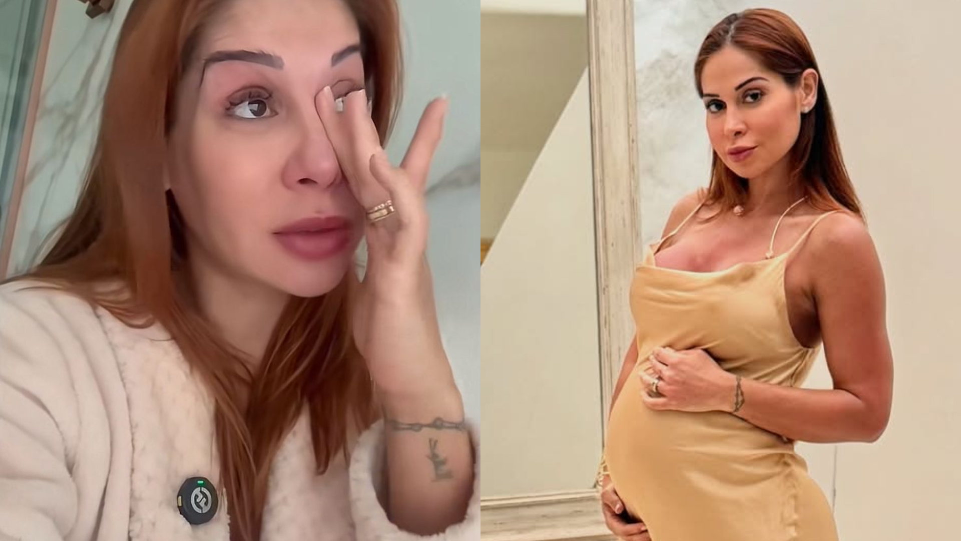 Grávida, Maíra Cardi chora e faz desabafo após ventania em SP quebrar vidros de sua casa; assista