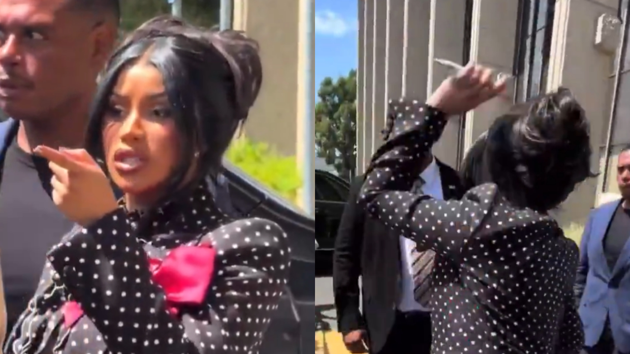 Vídeo: Cardi B se revolta e atira caneta em paparazzo após pergunta sobre rumores de gravidez