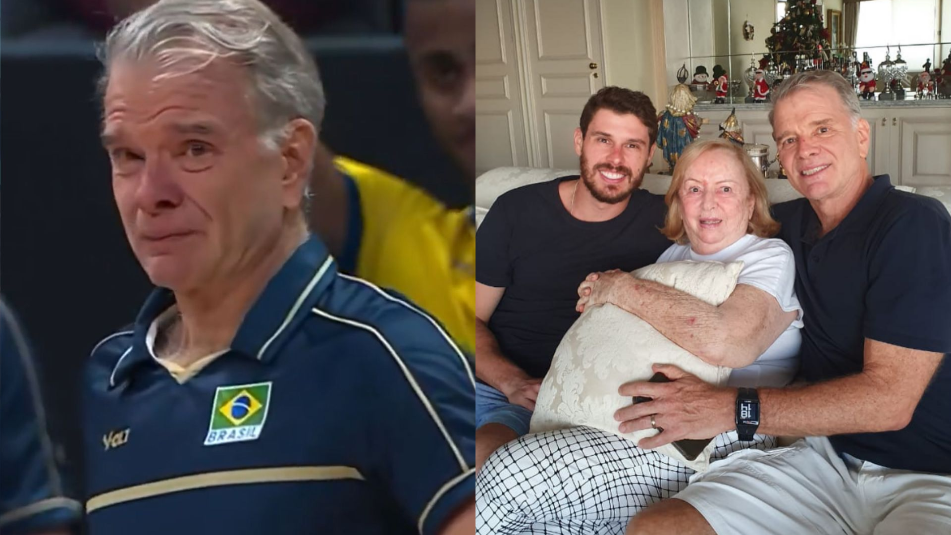 Vídeo: Bernardinho recebe notícia da morte da mãe antes do jogo da seleção brasileira, e cai no choro em quadra