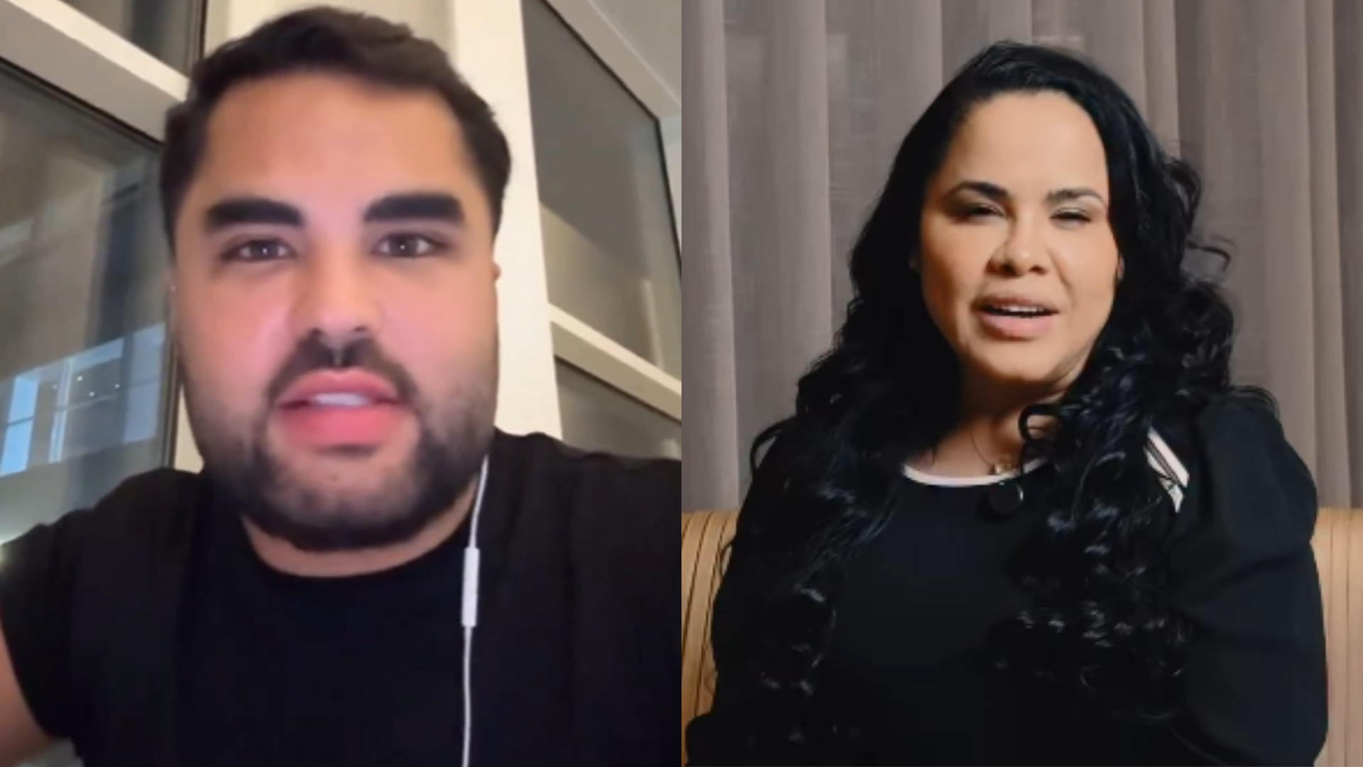 Lucas Guedez revela confusão com Cassiane por conta de aniversário; filha da cantora gospel reage e influencer expõe troca de mensagens: “Decepcionado”