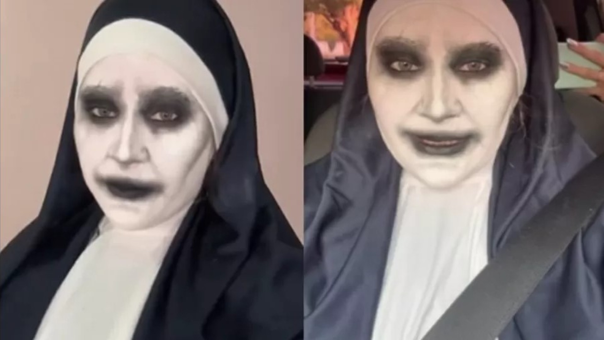 Jovem fantasiada de freira de ‘Invocação do Mal’ é barrada em shopping no Piauí: “Me senti humilhada”; assista