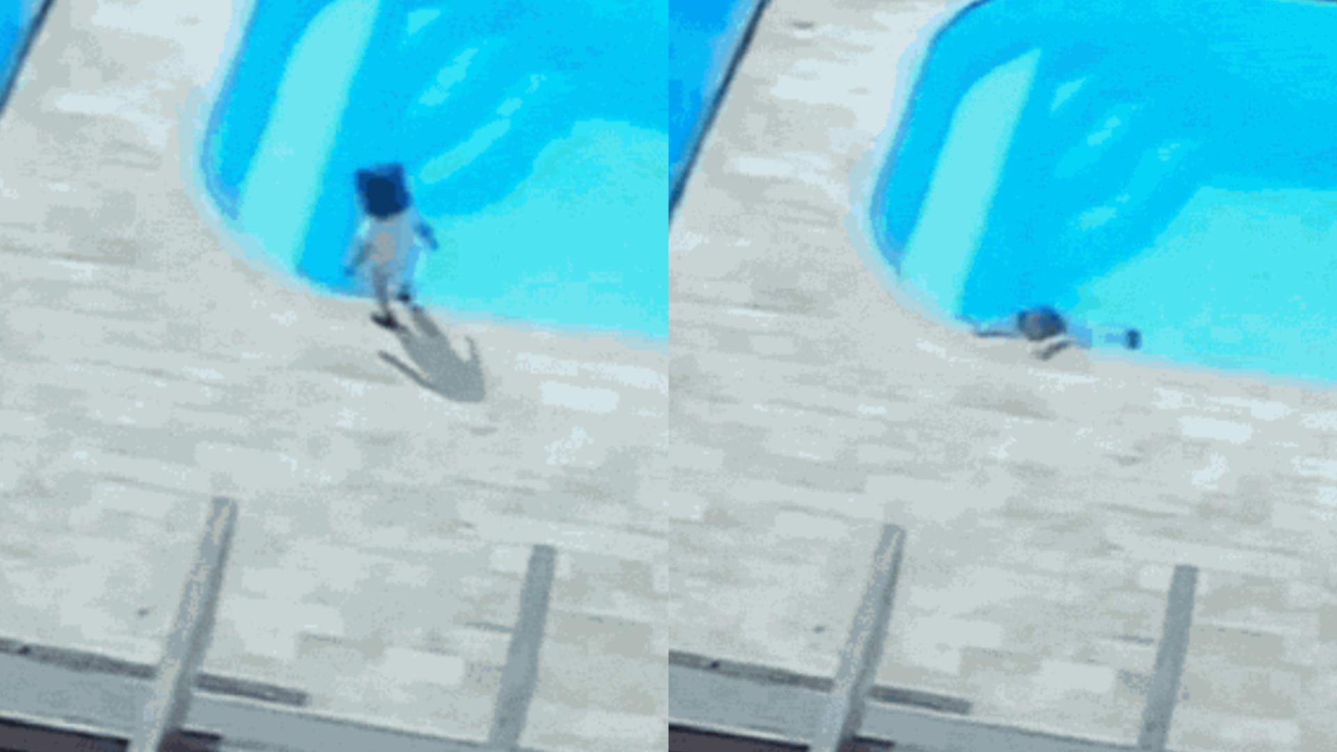 Mulher viraliza com desabafo após filha de 2 anos cair na piscina e ser salva pelo pai: “Questão de segundos”; assista