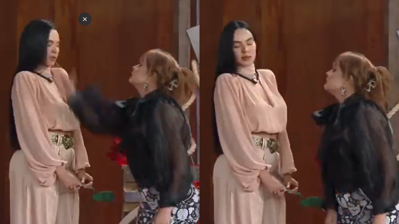 A Fazenda 17: Gaby Spanic dá tapa no rosto de Tàmires e anuncia desistência de reality; assista A Fazenda 17: Gaby Spanic dá tapa no rosto de Tàmires e anuncia desistência de reality; assista