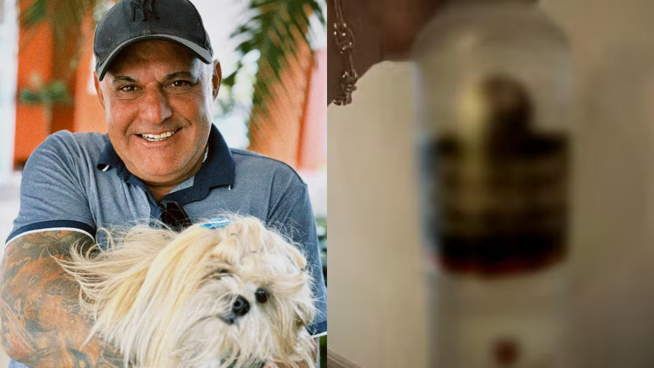 Homem é salvo com garrafa de vodca russa usada como decoração pela família após intoxicação por metanol Homem é salvo com garrafa de vodca russa usada como decoração pela família após intoxicação por metanol