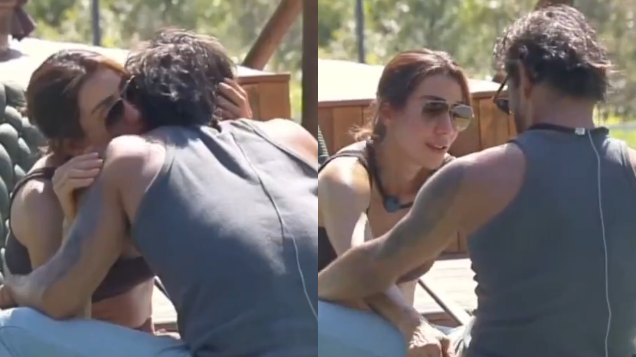 A Fazenda 17: Shia e Michelle trocam carícias e cochichos à beira da piscina, e peão “se empolga”: “Se eu levantar agora, é morte”; assista A Fazenda 17: Shia e Michelle trocam carícias e cochichos à beira da piscina, e peão “se empolga”: “Se eu levantar agora, é morte”; assista