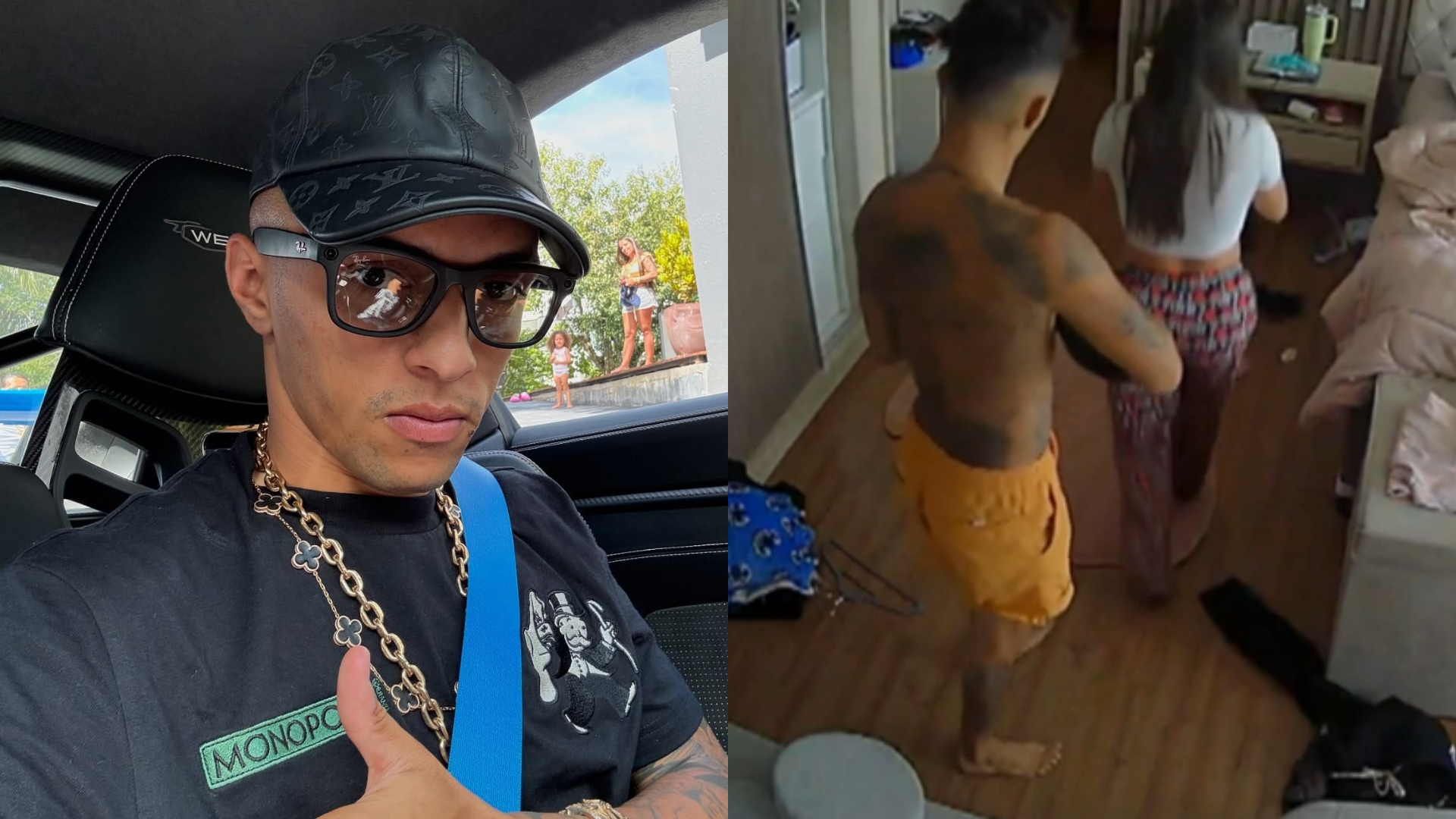 Fantástico mostra minutos antes de Buzeira ser preso pela PF, e reação do influencer surpreende; assista Vídeo mostra minutos antes de Buzeira ser preso pela PF, e reação do influencer; assista (Reprodução/Instagram/TV Globo)